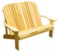 Adirondack Loveseatï¿½ï¿½44`` Seat Width - Designed for love birds with room for two to curl up in!