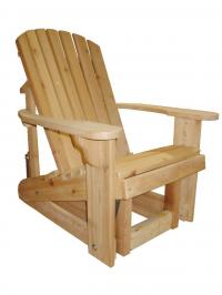 Click to enlarge image Adirondack Glider 20`` Seat Width - Glide your day away